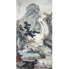 王重兴-松下观瀑图 类别: 中国画/年画/民间美术