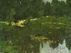 池塘  布面油画  1958年