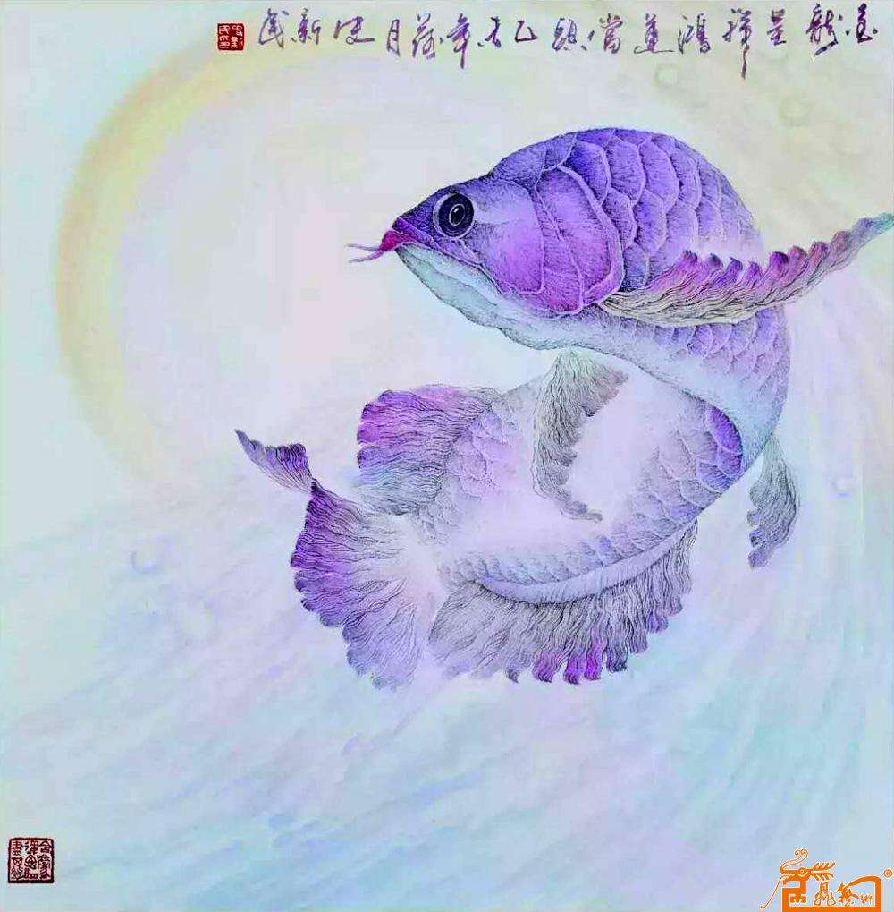 作品12-中国画金龙呈祥图